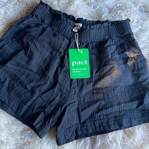 Pact Women's Black Shorts - Coastal Collection